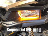 Polaris Ranger Integrated Street Legal Kit with Sequential Switchback (DRL) Front Turn Signals by WD Electronics