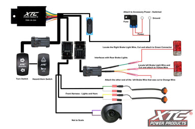 Motorsports Plug & Play Self Canceling Turn Signal System w/ Horn Hond –  Pro UTV Parts