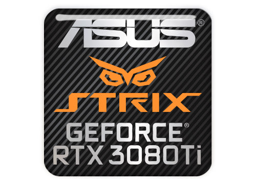 Asus GeForce RTX 4080 Ti 1x1 Chrome Effect Domed Case Badge / Sticke –  Sticker Library