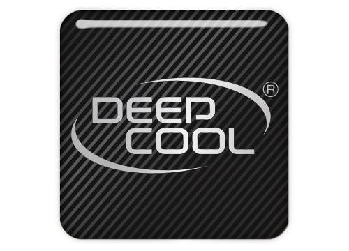 Deepcool 1x1 Chrome Effect Domed Case Badge Sticker Logo Sticker Library 4373