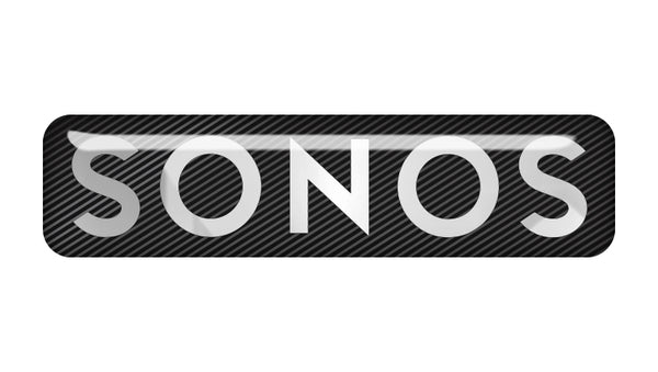 Sonos 2"x0.5" Chrome Effect Case Badge / Sticker Logo – Sticker Library