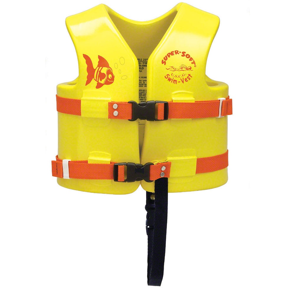 Childrens Super Soft Swim Vest - Extra Small - Yellow - 703-1020512 ...
