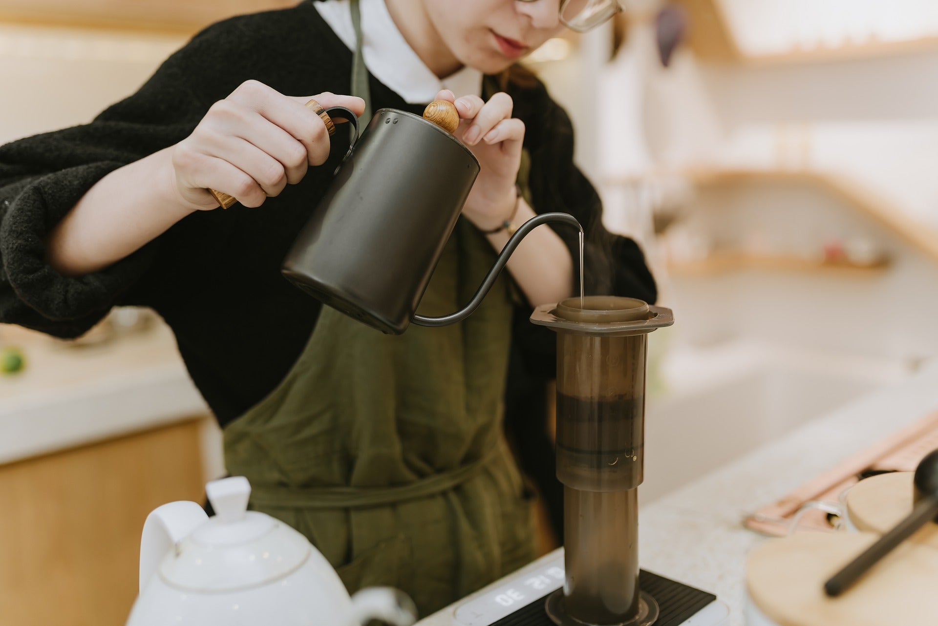 Kaffee servieren Filterkaffee