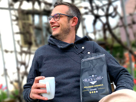 Gründer von Black Label Coffee Johannes Adler