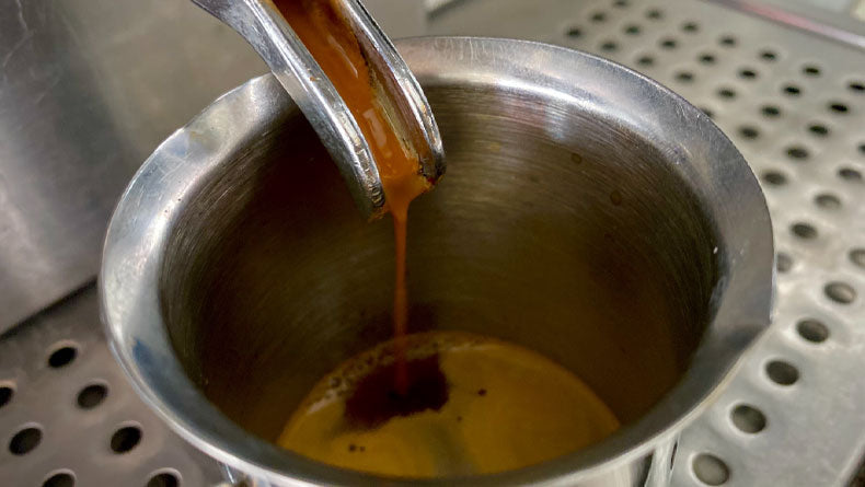 Schritt 2 – der Espresso für das Rezept
