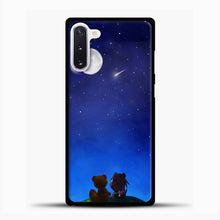Load image into Gallery viewer, Animal Crossing The Night Samsung Galaxy Note 10 Case, Black Plastic Case | casedilegna.com
