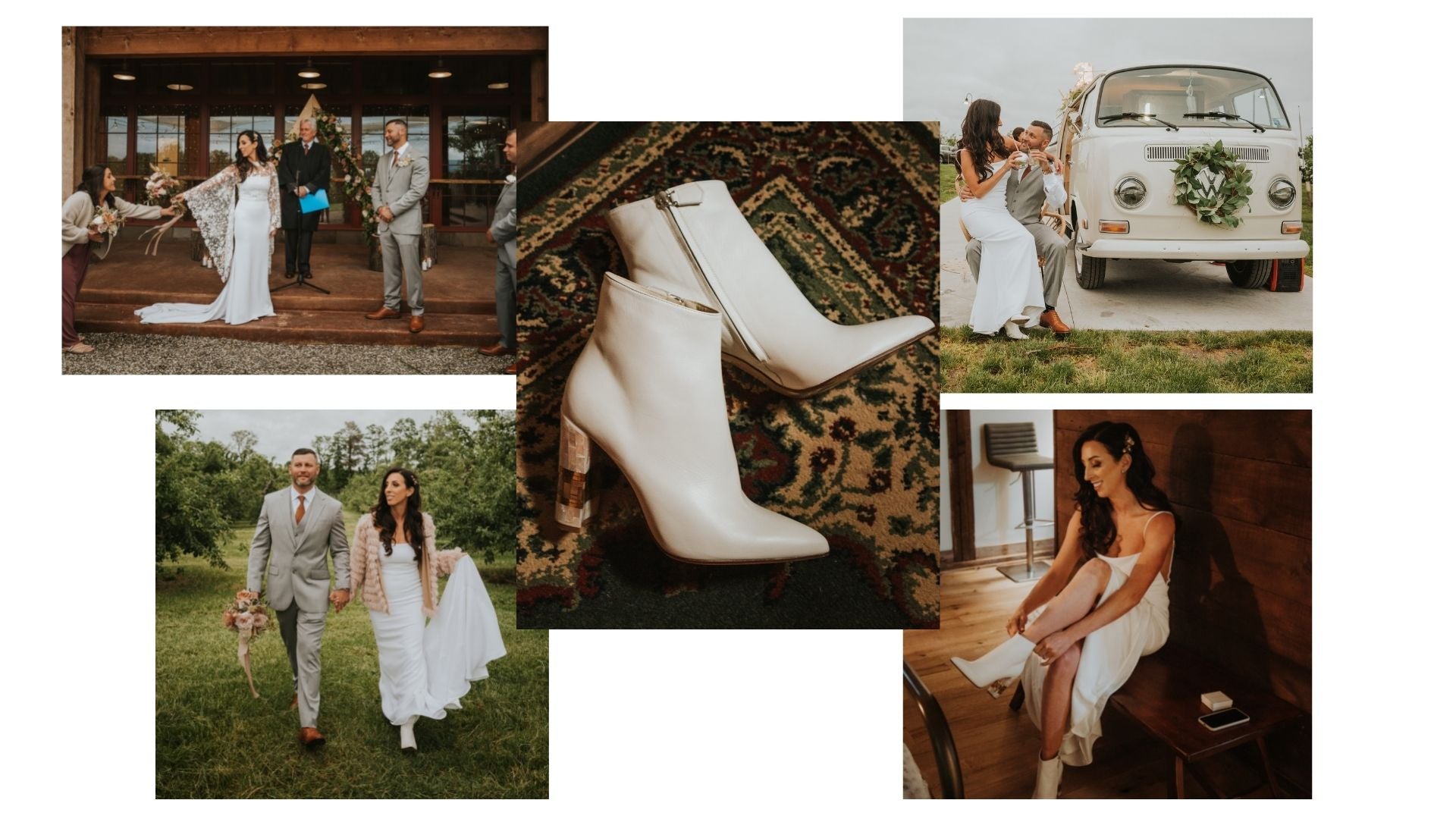 Designer bridal ivory shoes luxury american wedding inspiration