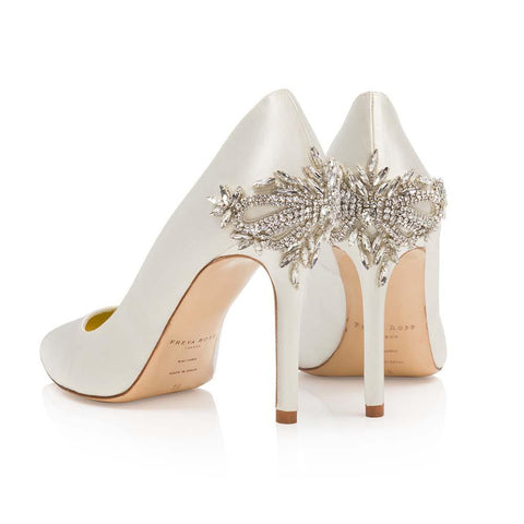Paisley Embellished Bridal Heeled Sandals Ivory | Women's Shoes | Monsoon  US.