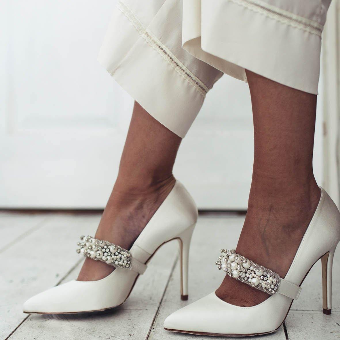 Detachable Queen Shoe Strap for Wedding Shoes | Freya Rose