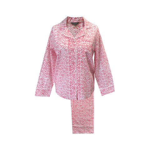 Jaipur Green & Pink Cotton Pyjamas – Lime Tree Design