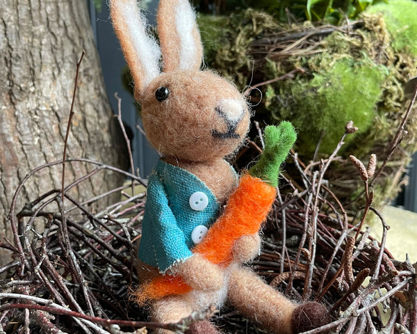 Felted Easter Bunny