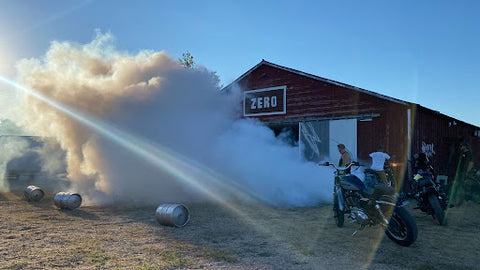 Burnouts at Sturgis.