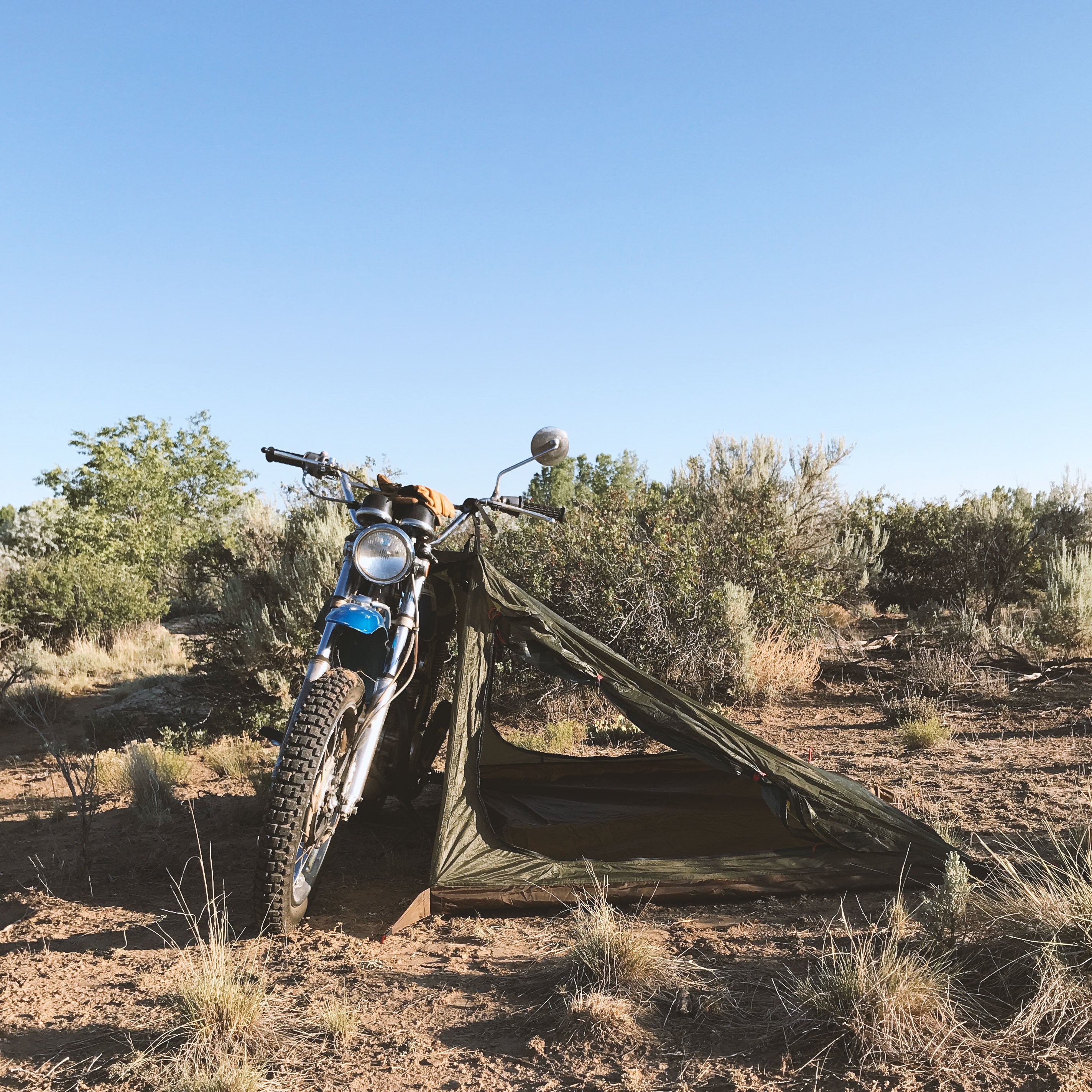 tent for motorbike