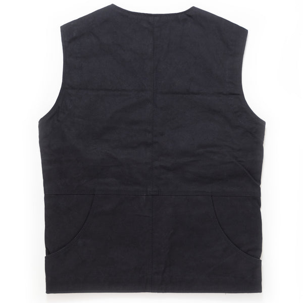 Boreas Waxed Cotton Vest - Leather Motorcycle Gloves And Gear | Abel Brown