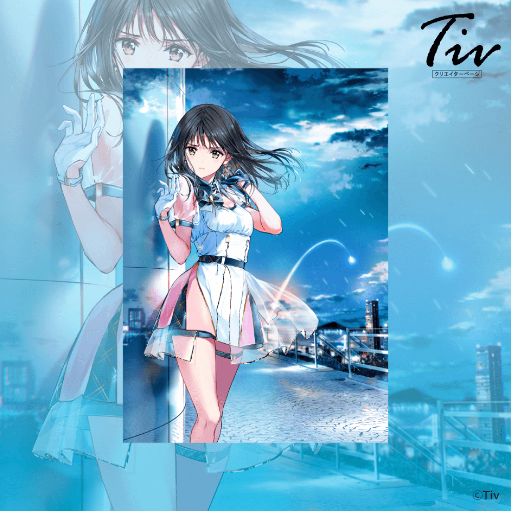 Tiv アクリルアート (レイヤー) 「雨晴」 eva.gov.co