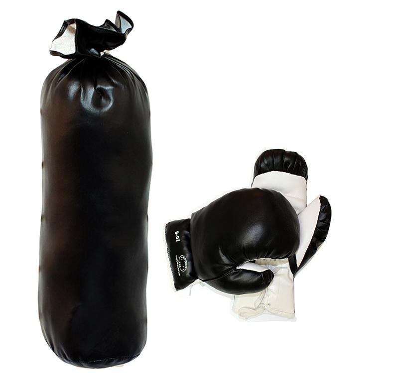 Kids Boxing Training Gloves set 8 to 10oz Black-img-0