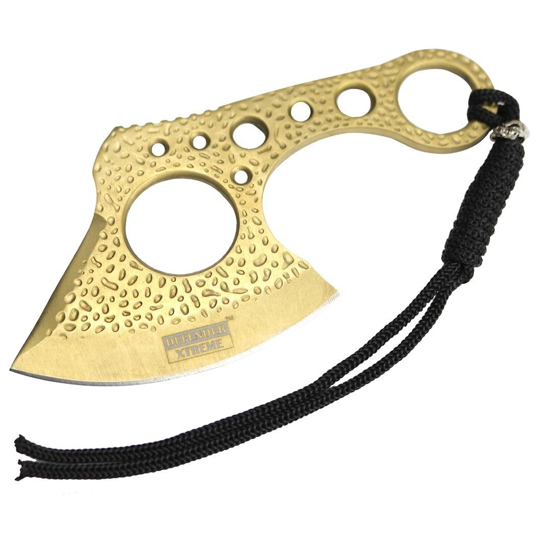 7" Gold Coating Throwing Hunting Tactical Axe  13336-img-0