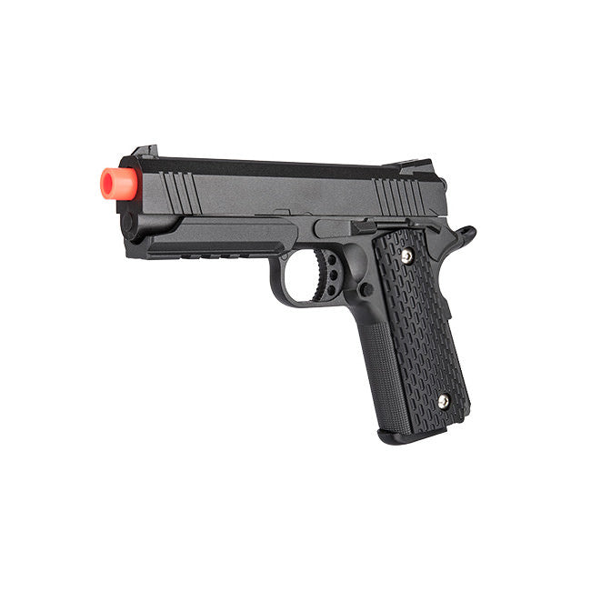 Full Metal 1911 Warrior Spring Airsoft P istol, Shoots 255 FPS-img-0