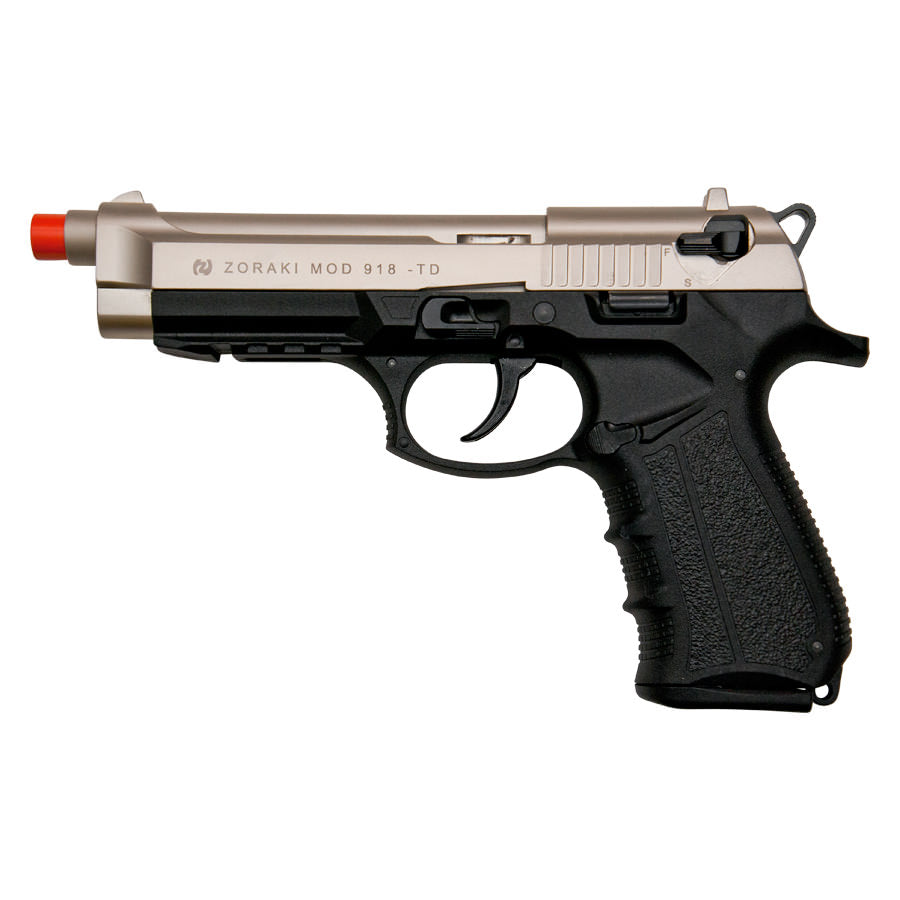 Zoraki Front Firing M918 Satin Finish 9mm Blank Gun Pistol-img-0