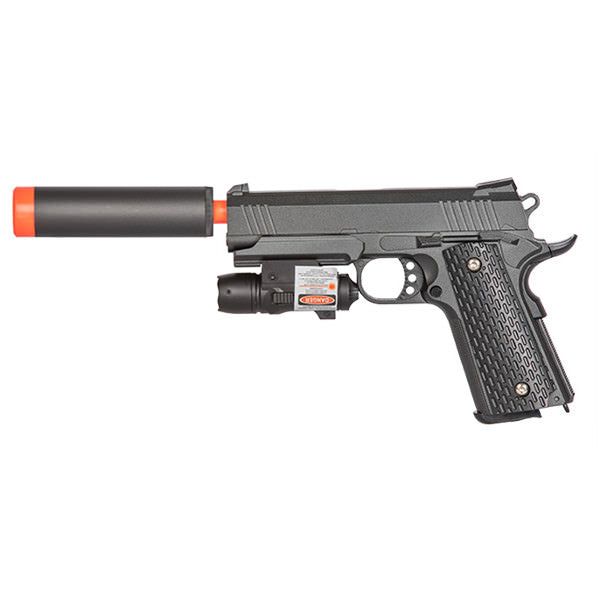 G25A K Warrior Metal Airsoft Spring Pistol Red Dot Laser-img-0