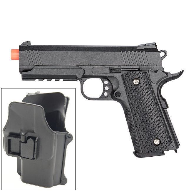 G25H 1911 Metal Airsoft Spring Pistol Quick Release Holster-img-0