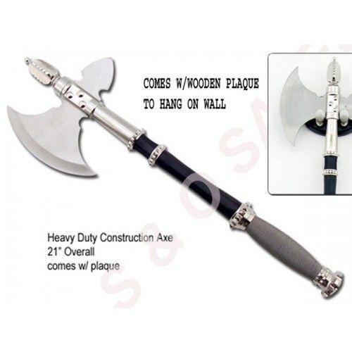 Medieval Stainless Steel Axe Sharp-img-0