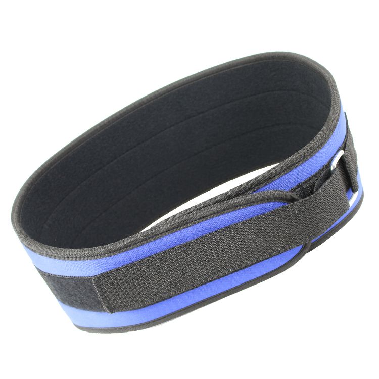 Last PunchÂ® 6" Nylon Power Weight Lifting Belt / Back Support Belt Blue-img-0