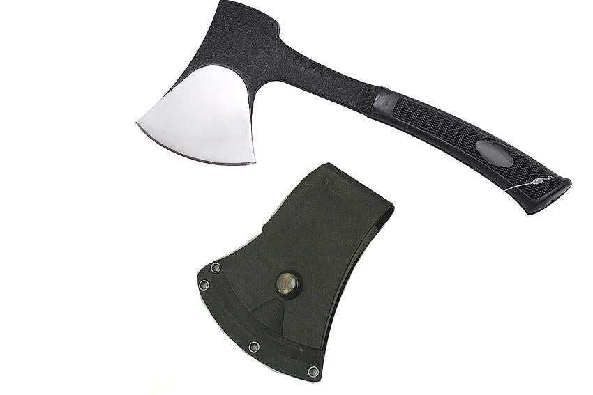 11" Black Tactical Axe With Sheath 5584-img-0