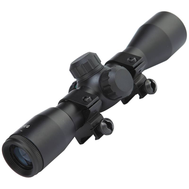 Dual Illuminated Tactical 4x32EG Riflescope Rings Sniper Scope-img-0