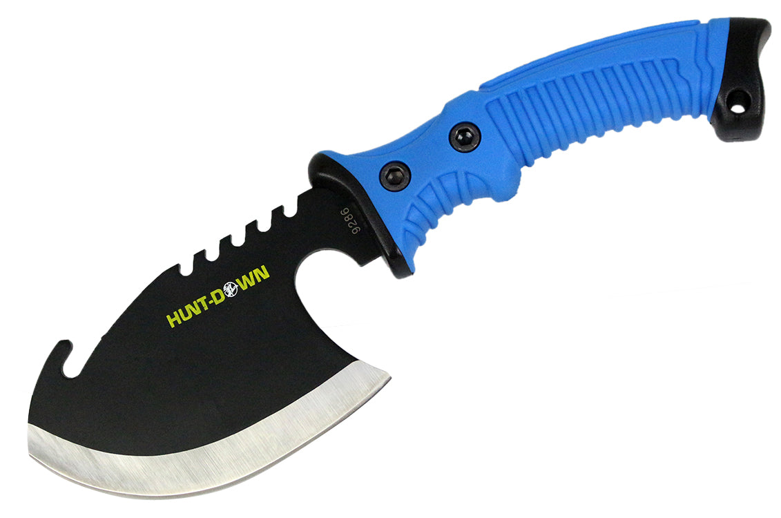10.5" Hunt-Down Axe with Blue Rubber Handle-img-0