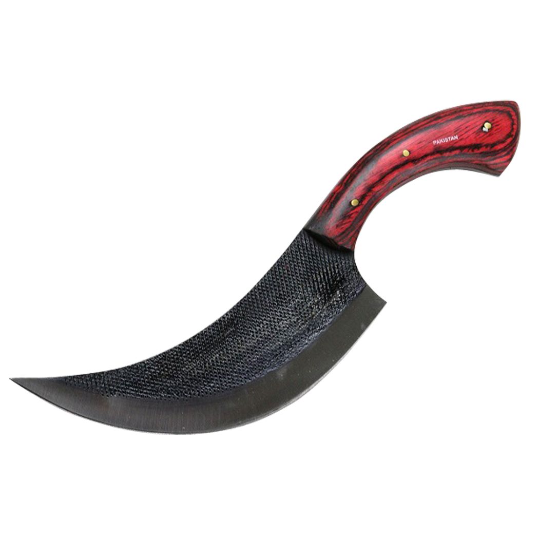 10" Skinner Red Wood  Hunting Knives Sheath 9633-img-0