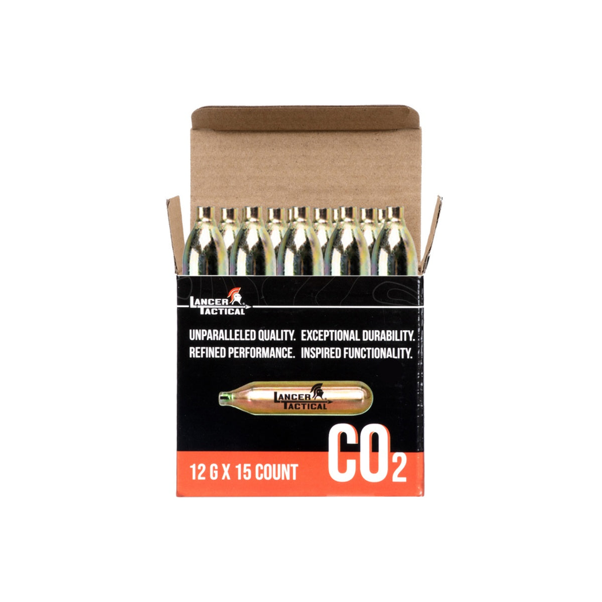 High Pressure 12 Gram CO2 Cartridges for Airsoft / Airguns Pack of 15-img-0