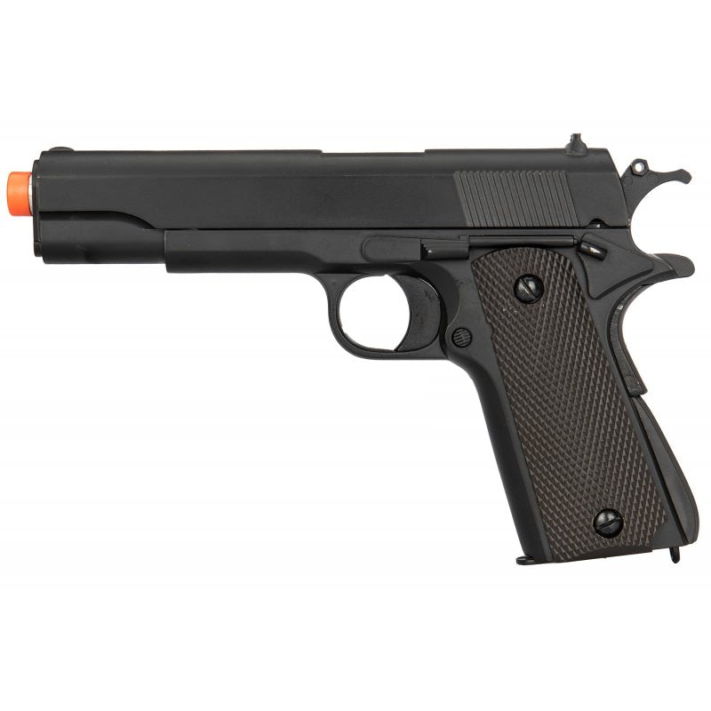 Double Bell M1911 WWII Metal Body Airsoft Spring Pistol-img-0