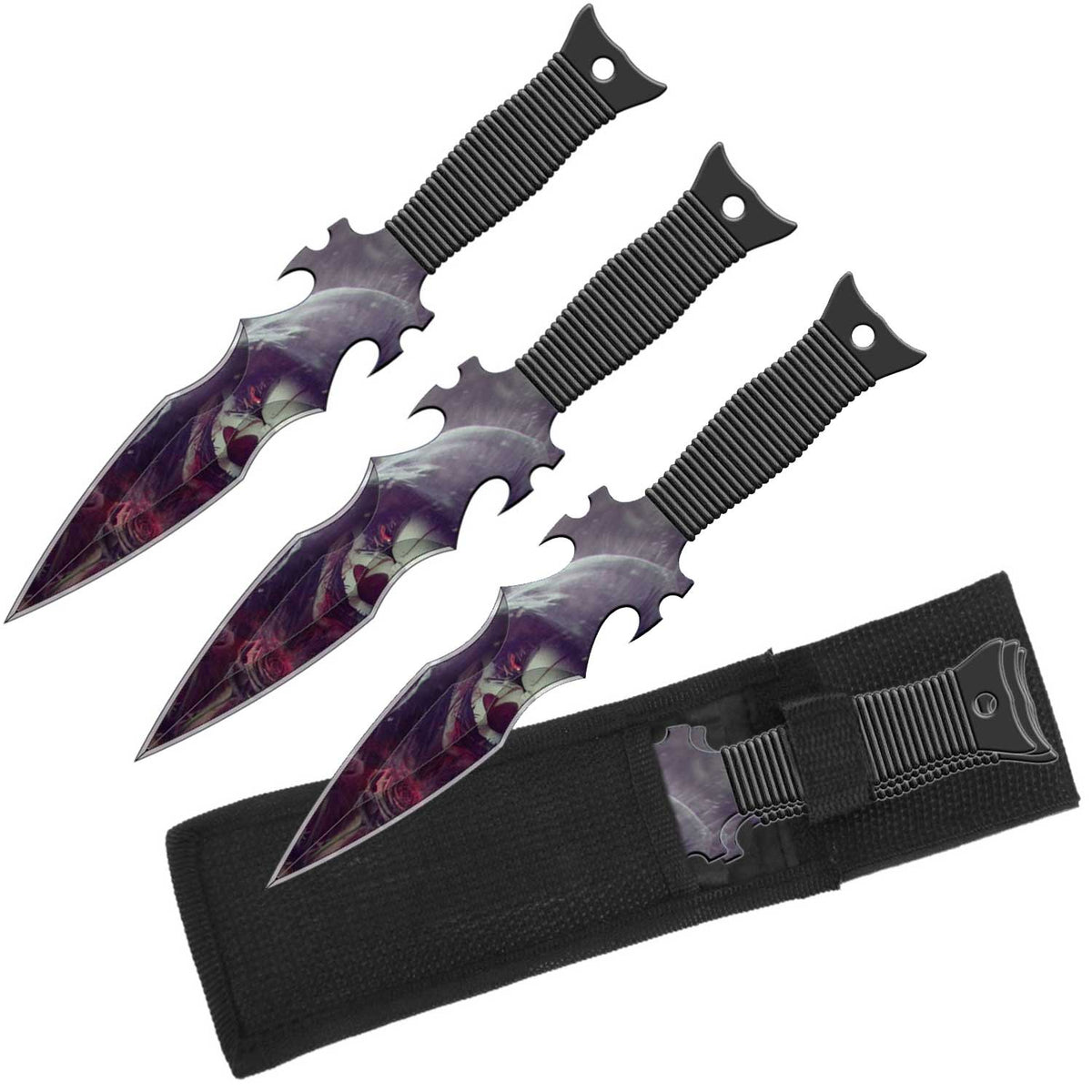 Pennywise Clown Throwing Knives Set - Set of 3 Throwers – PB TACTICAL