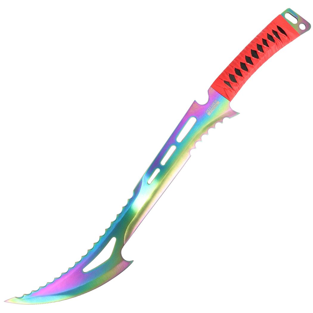 24" Multi Color Full Tang  Swords-img-0