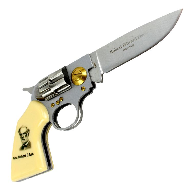 High Quality Gen. Robert E. Lee Gun Folding Knife KB309LEE-2-img-0