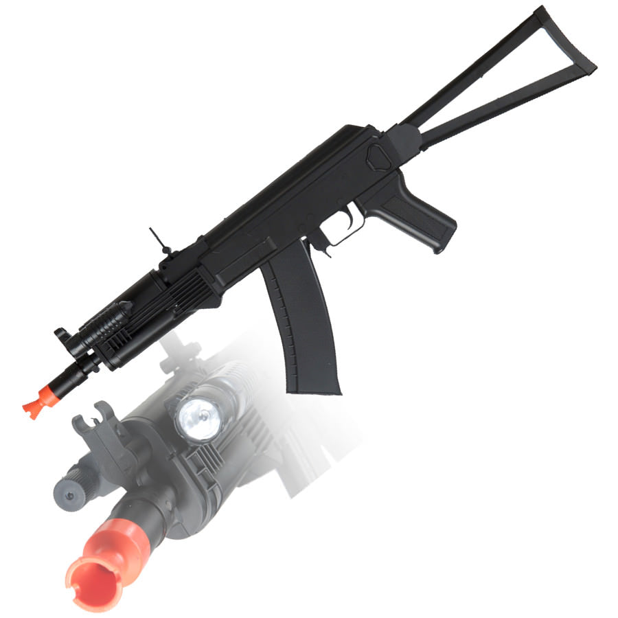 P74 Folding Stk AK-74U RIS Spring Powered Rifle FPS-220-img-0