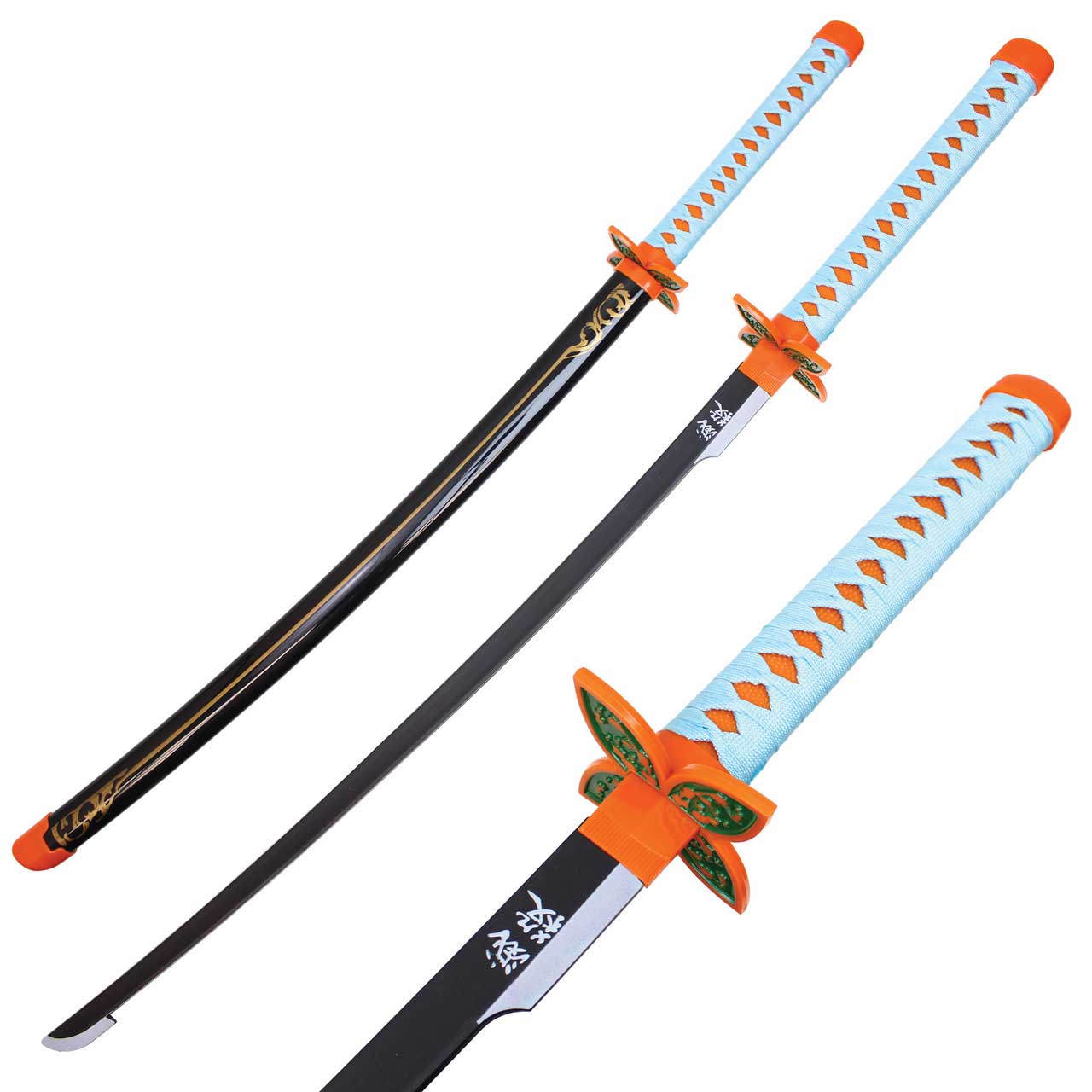 40" ABS Plastic Blade Khou Kanae Katana Samurai Sword Demon-img-0