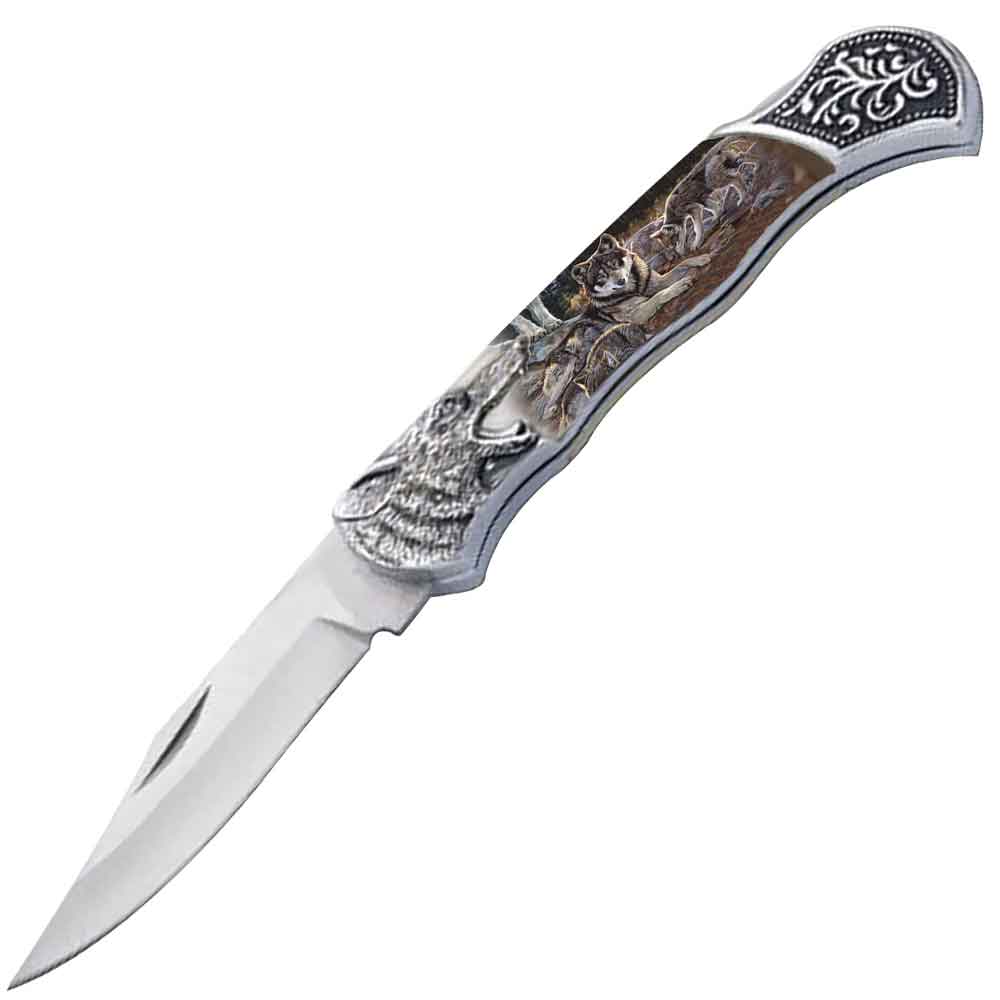 7.25" Wolf Bolster Lockback Folding  Knife -11-img-0