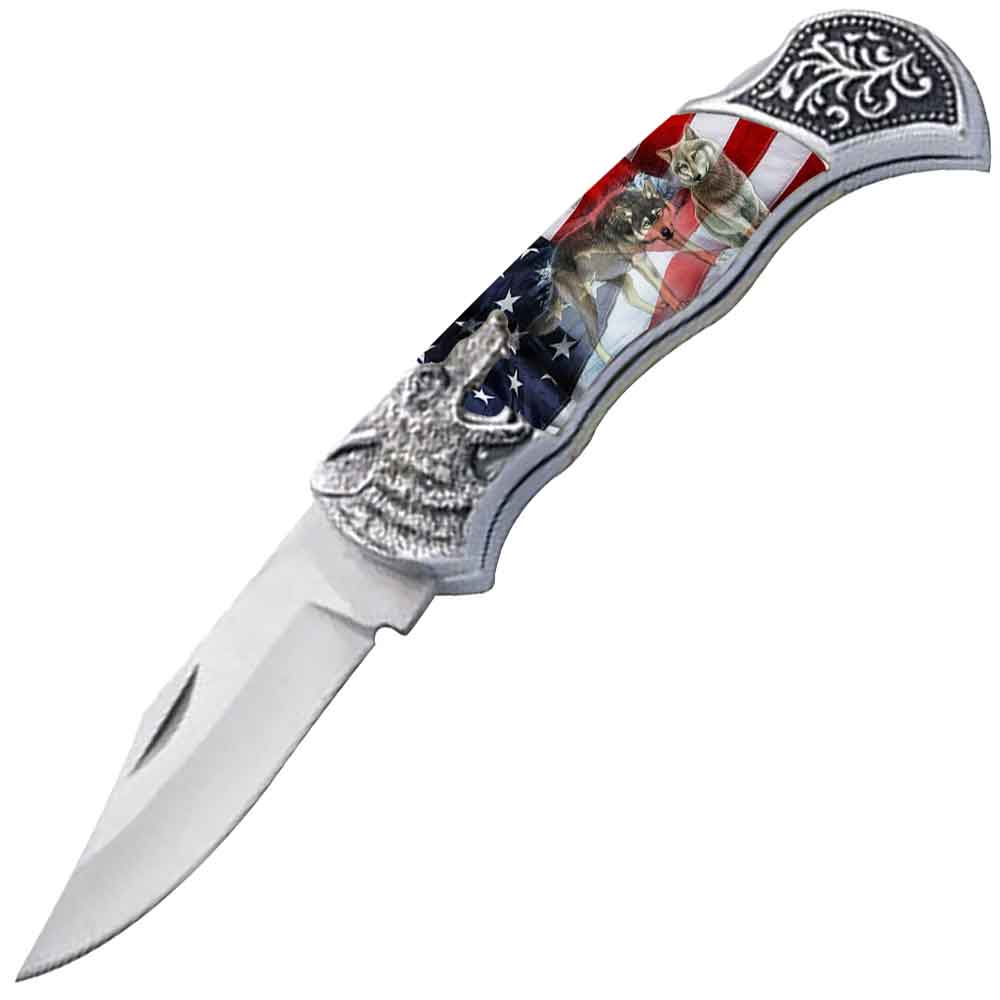 7.25" Wolf Bolster Lockback Folding  Knife -15-img-0