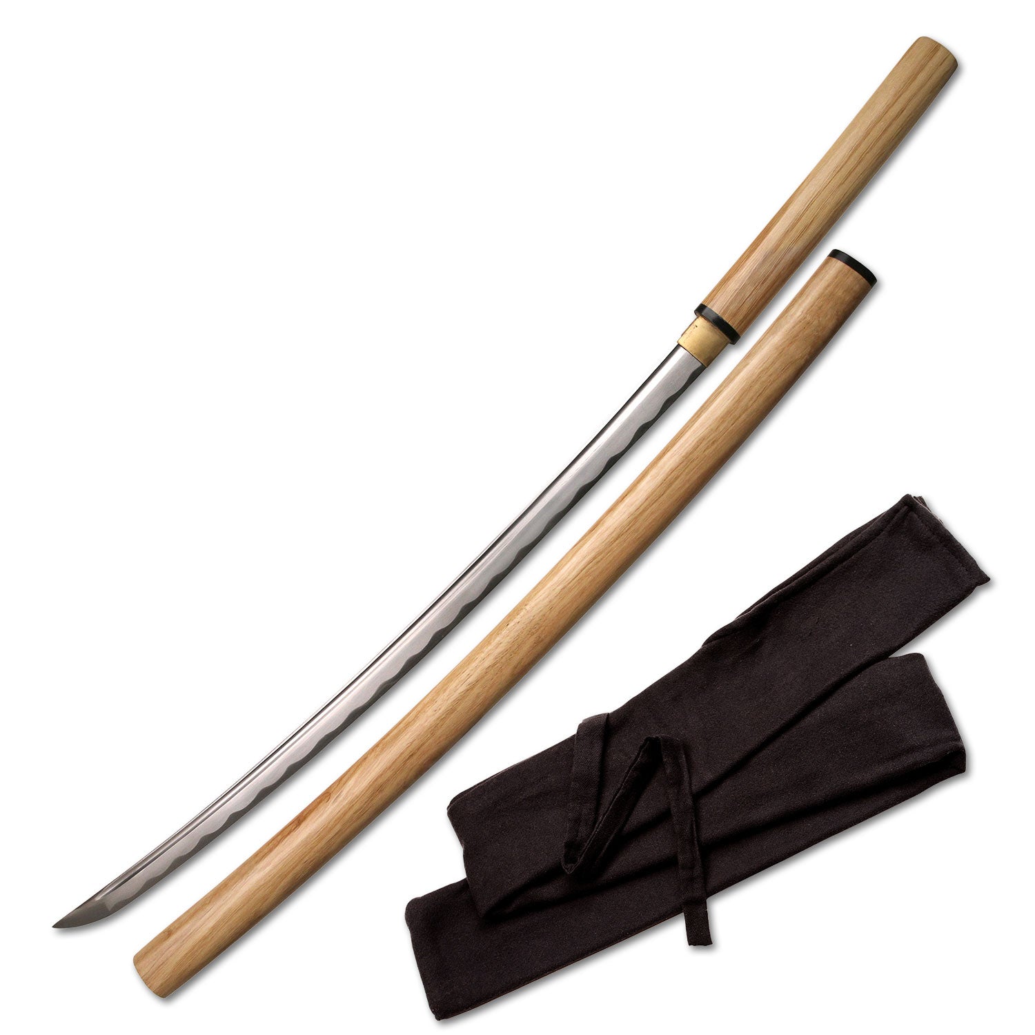 Ten Ryu H& Forged Shirasaya Samurai Sword TR-025WD-img-0
