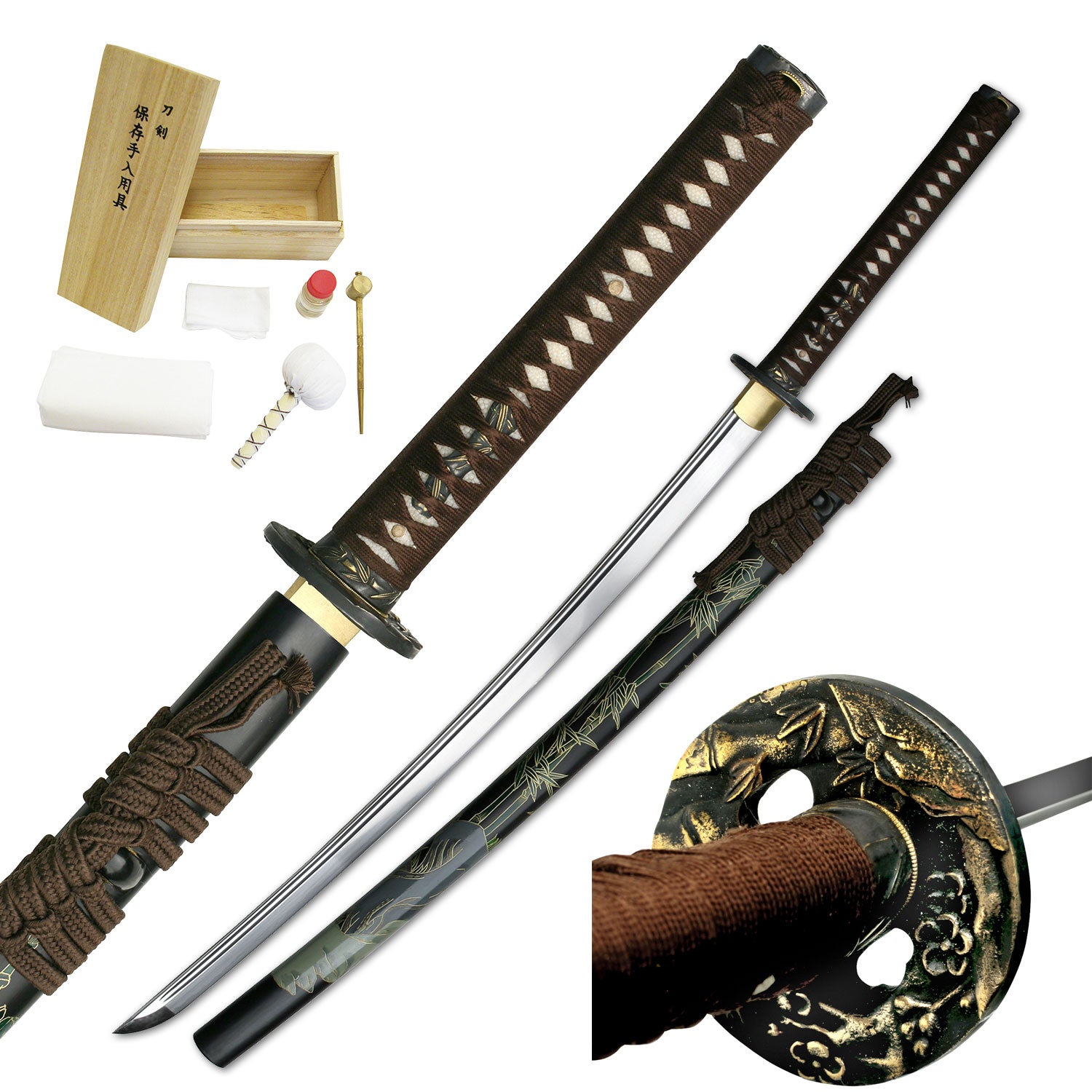 Ryumon H& Forged Samurai Sword Cleaning Kit RY-3202-img-0