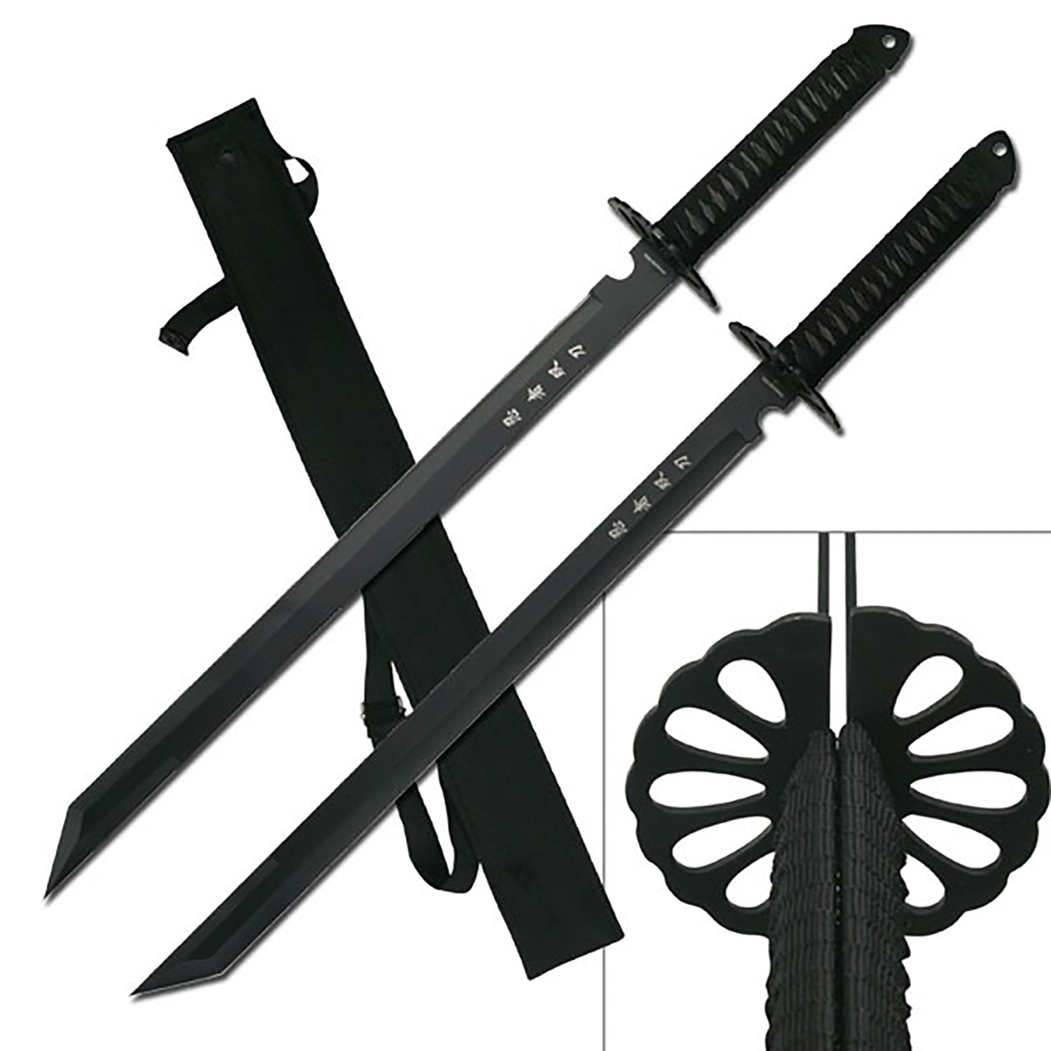 BladesUSA - Twin Ninja Swords - Set of 2 - HK-6183-img-0
