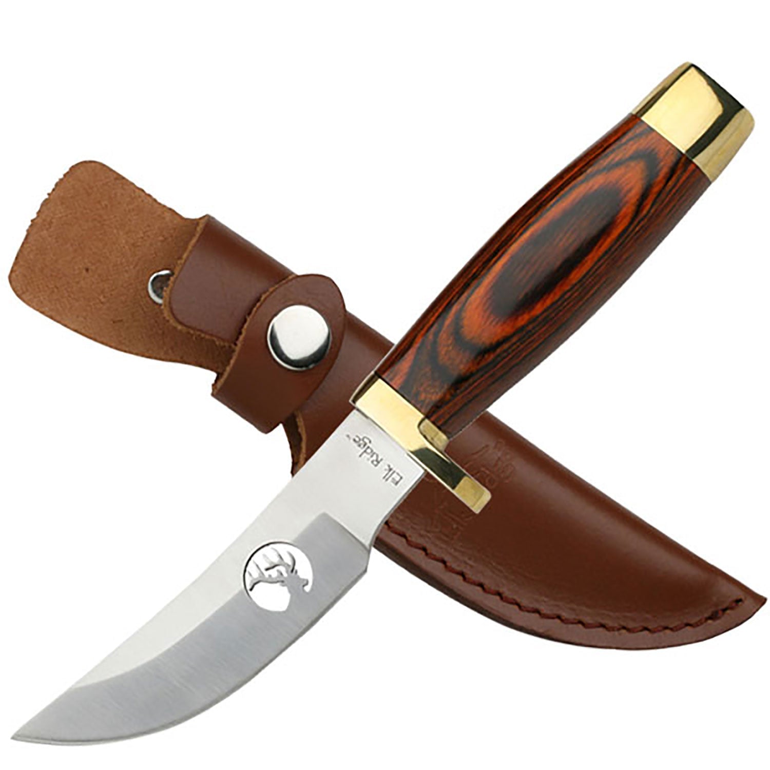 Elk Ridge Fixed Blade Knife ER-050 Hunting knife WoodSheath Deer-img-0