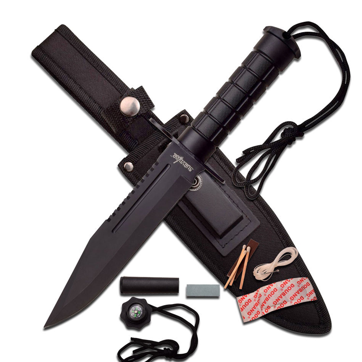 Survivor - Fixed Blade Knife - HK-786BK-img-0