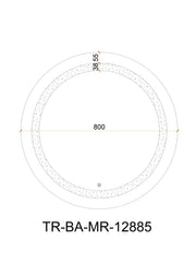 5mm LED Round Mirror Ø800mm