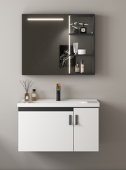 Aluminium Basin Cabinet Set