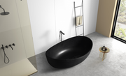 Polystone Free Standing Bathtub C/With Waste - Matte Black