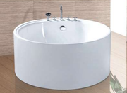 Free Standing Bathtub with Faucet