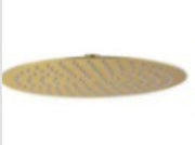 SUS304 Round Rain Shower Head 16" - Matte Gold